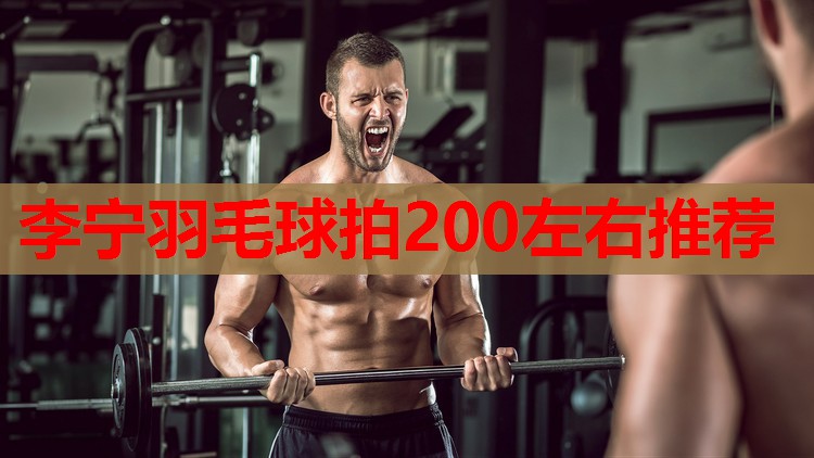 李宁羽毛球拍200左右推荐